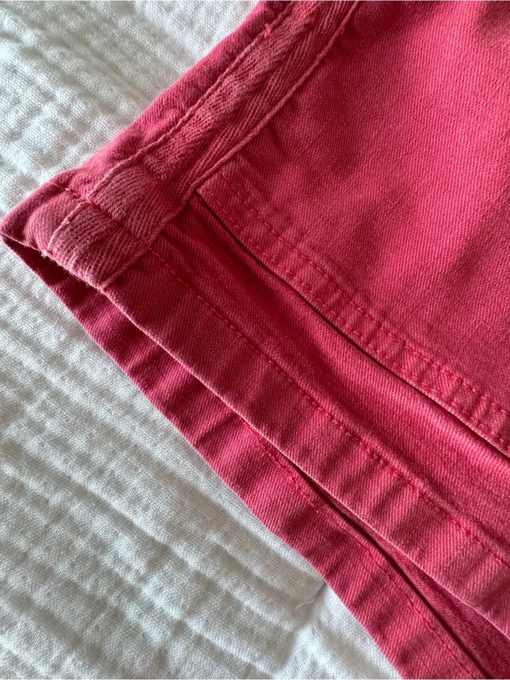 Pistola Mara Cargo Utility Shorts Hibiscus Red Pink Stretch Size 30